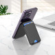 Hoco GT3 Magsafe Card Holder Mαγνητική Θήκη Καρτών από Οικολογικό Δέρμα (Μαύρο)