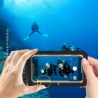 Tech-Protect UWC9 Αδιάβροχη Θήκη για Κινητό Universal Waterproof Phone Case 8.9" (Μαύρο/Πορτοκαλί)