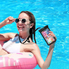 Tech-Protect UWC9 Αδιάβροχη Θήκη για Κινητό Universal Waterproof Phone Case 8.9" (Μαύρο/Πορτοκαλί)