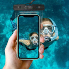Tech-Protect UWC7 Αδιάβροχη Θήκη για Κινητό Universal Waterproof Phone Case 6.9" (Μαύρο/Πορτοκαλί)