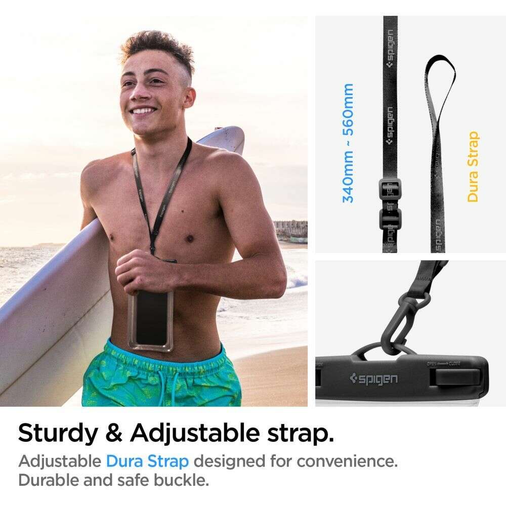Spigen A610 Αδιάβροχη Θήκη για Κινητό Universal Waterproof  Float Phone Case (Διάφανο)