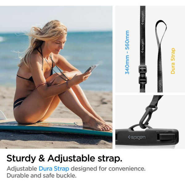 Spigen A601 Αδιάβροχη Θήκη για Κινητό Universal Waterproof  Phone Case (Διάφανο)