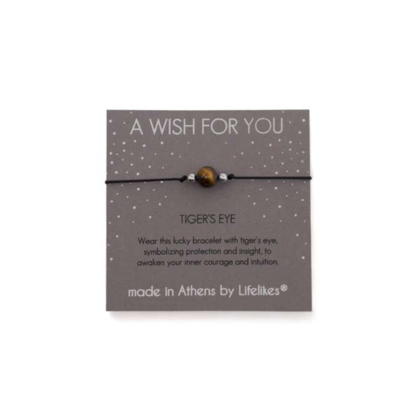 LifeLikes Βραχιόλι Ευχούλα Tiger's Eye
