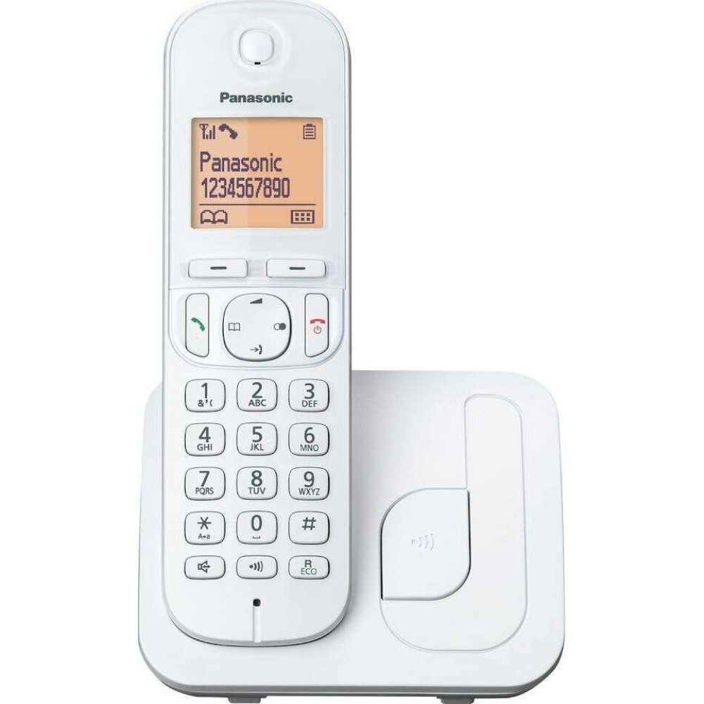 Panasonic KX-TGC210 Ασύρματο Τηλέφωνο με Aνοιχτή Aκρόαση (Λευκό)