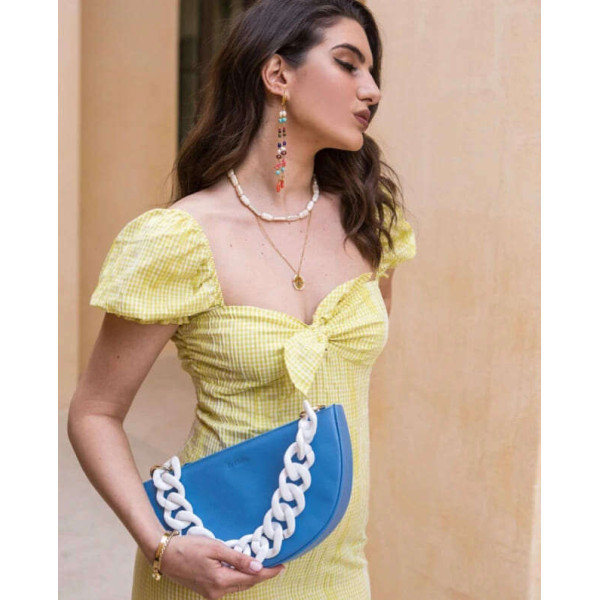 LifeLikes Κολιέ Fylachto Πράσινο Χρυσό