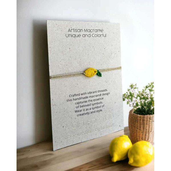 LifeLikes Μακραμέ Λεμόνι