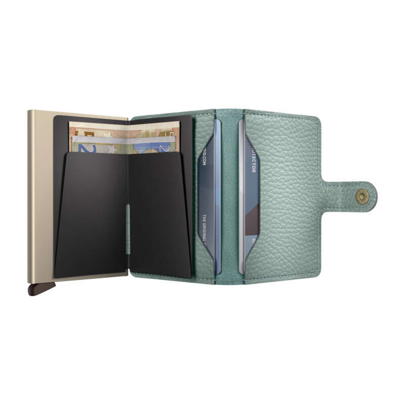 Secrid Miniwallet Πορτοφόλι Pebble (Sea Green)
