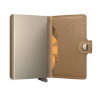 Secrid Miniwallet Πορτοφόλι Pebble (Cappuccino)