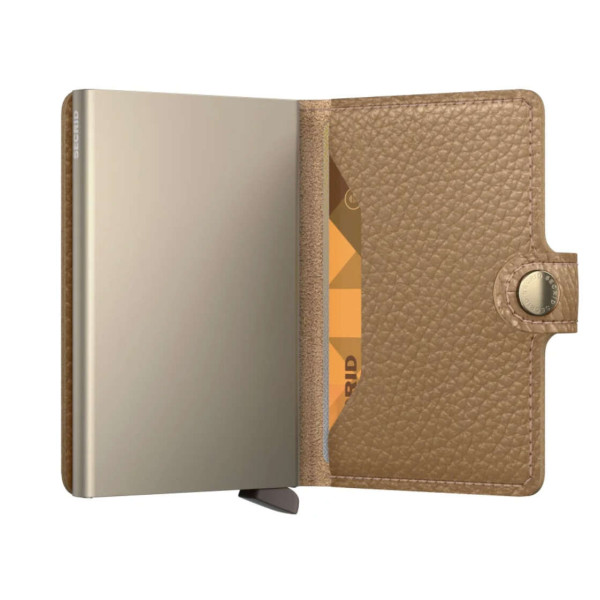 Secrid Miniwallet Πορτοφόλι Pebble (Cappuccino)