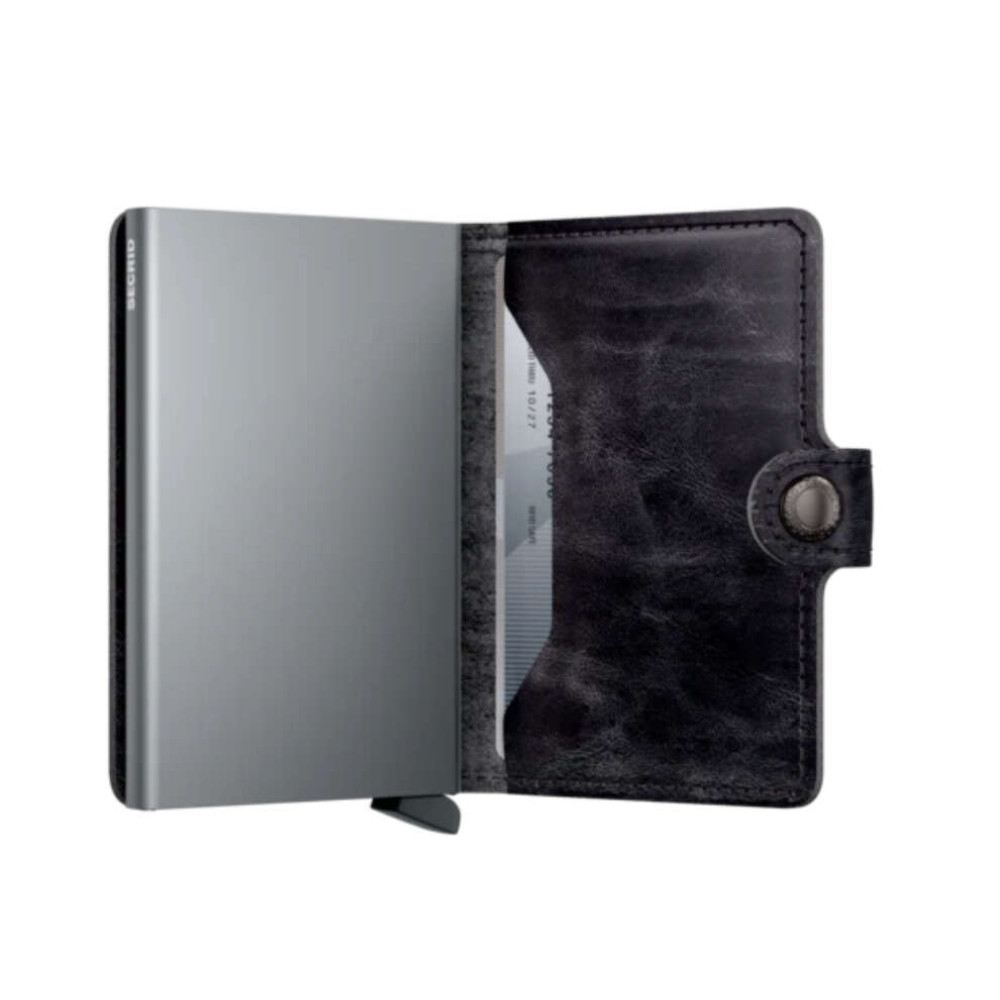 Secrid Miniwallet Πορτοφόλι Dutch Martin Leather (Grey)