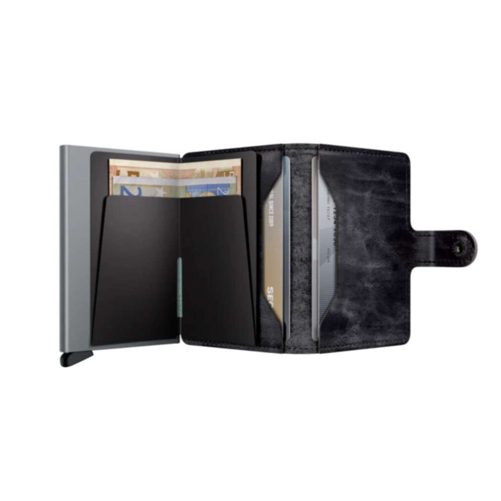 Secrid Miniwallet Πορτοφόλι Dutch Martin Leather (Grey)