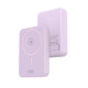 XO PR231 Magnetic Power Bank 10000mAh 15W PD20W Fast Charging (Μωβ)