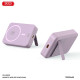 XO PR231 Magnetic Power Bank 10000mAh 15W PD20W Fast Charging (Μωβ)