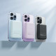 XO PR231 Magnetic Power Bank 10000mAh 15W PD20W Fast Charging (Μωβ)