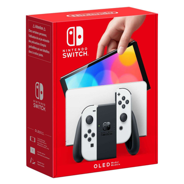 Nintendo Switch OLED Neon White Joy-Con