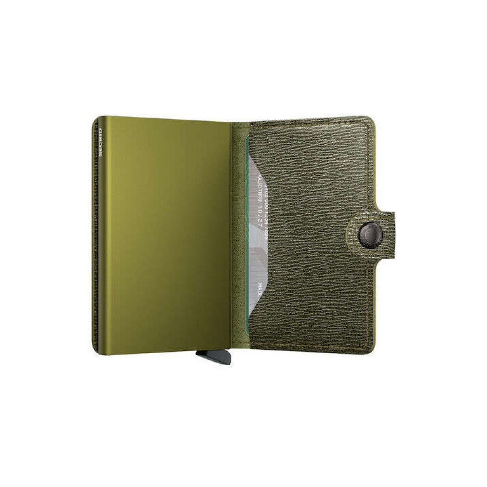 Secrid Miniwallet Πορτοφόλι Crisple (Kelp)