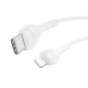 Hoco X37 Καλώδιο Φόρτισης Type-C σε Lightning PD 27W 1m (Λευκό)