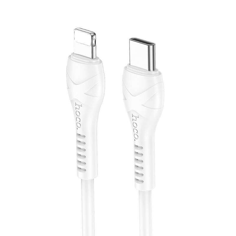 Hoco X37 Καλώδιο Φόρτισης Type-C σε Lightning PD 27W 1m (Λευκό)