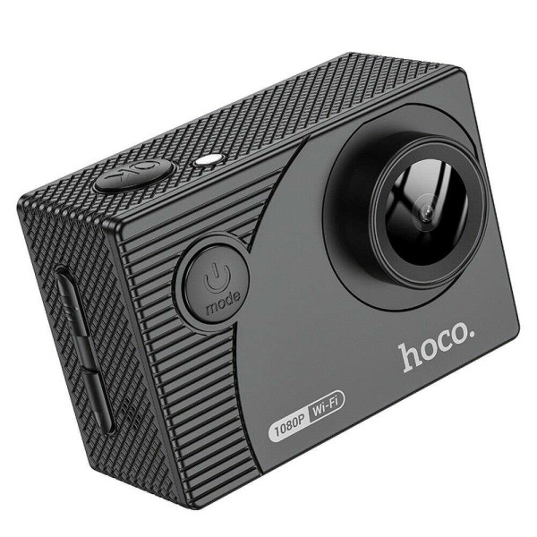 Hoco DV100 Action Camera με οθόνη 2" 1080P/30fps (Μαύρο)