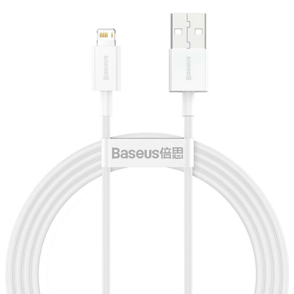 Καλώδιο Baseus Superior CALYS-A02 USB σε Lightning 2.4A 1m (Λευκό)
