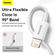 Καλώδιο Baseus Superior CALYS-A02 USB σε Lightning 2.4A 1m (Λευκό)