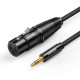 Ugreen AV182/20244 Καλώδιο XLR σε 3.5mm F/M 2m