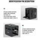 XO WL01 Αντάπτορας ταξιδιού UK / EU / US  με 2 θύρες USB (Μαύρο)