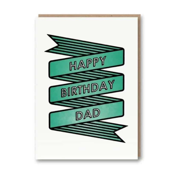 Nineteen Seventy Three Ευχετήρια Κάρτα - HB Dad-Green Banner