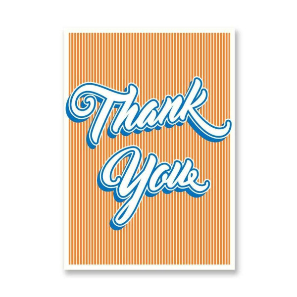 Nineteen Seventy Three Ευχετήρια Κάρτα - Thank you Script