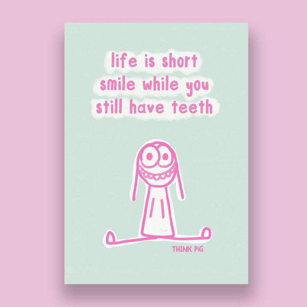 Think Pig Κάρτα Teeth (10,5 x 14,8 cm)