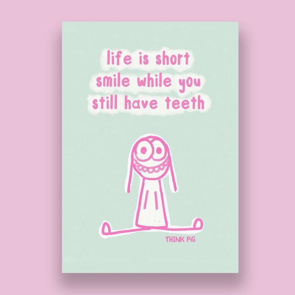 Think Pig Κάρτα Teeth (10,5 x 14,8 cm)