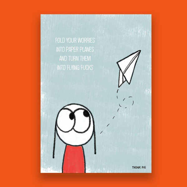 Think Pig Κάρτα Planes (10,5 x 14,8 cm)