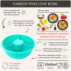 Yumbox Poke Bowl Φαγητοδοχείο με 3 χωρίσματα (Maui Purple)