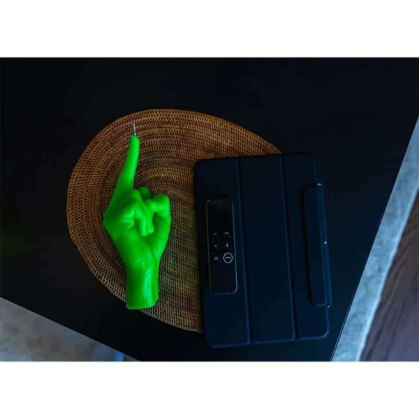 Candlehand Κερί Χειρονομίας F*ck you Φλούο Πράσινο 380gr