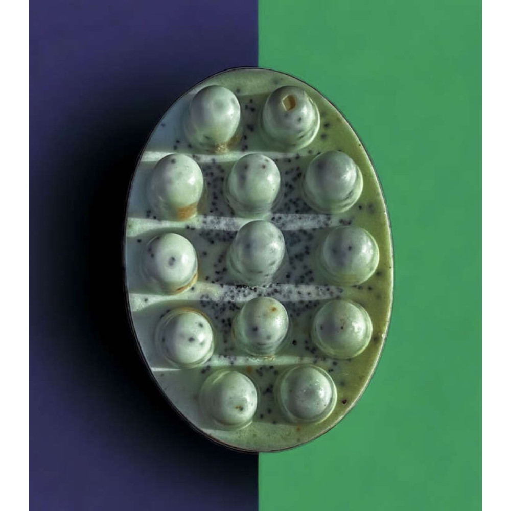 Greek Alchemist Green Brush Bar Σαπούνι - Βούρτσα