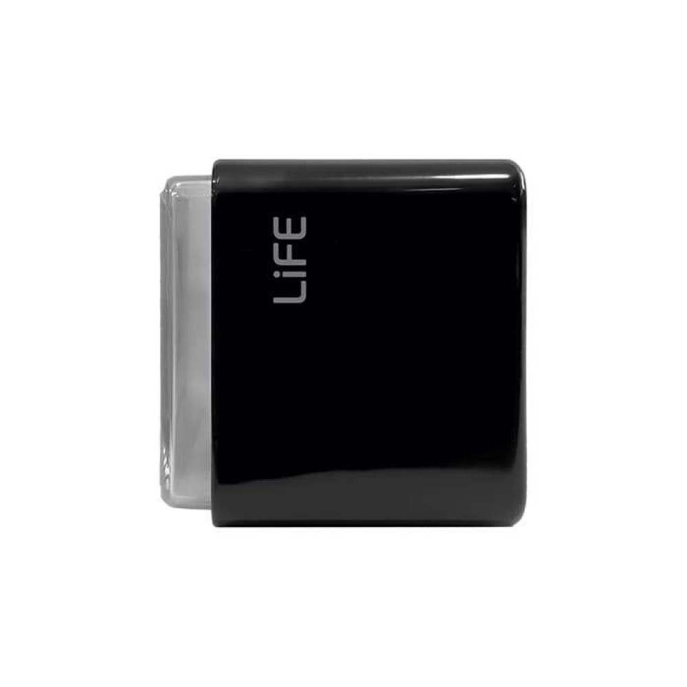 Life RETROFLIP II Ψηφιακό ρολόι / ξυπνητήρι με οθόνη LCD και retro flip design (Μαύρο)
