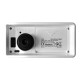 Life RETROFLIP II B&W Ψηφιακό ρολόι / ξυπνητήρι με οθόνη LCD και retro flip design (Λευκό)