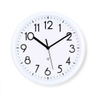 Nedis CLWA105WT Ρολόι τοίχου με μεγάλους αριθμούς 22cm (Λευκό)