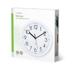 Nedis CLWA105WT Ρολόι τοίχου με μεγάλους αριθμούς 22cm (Λευκό)