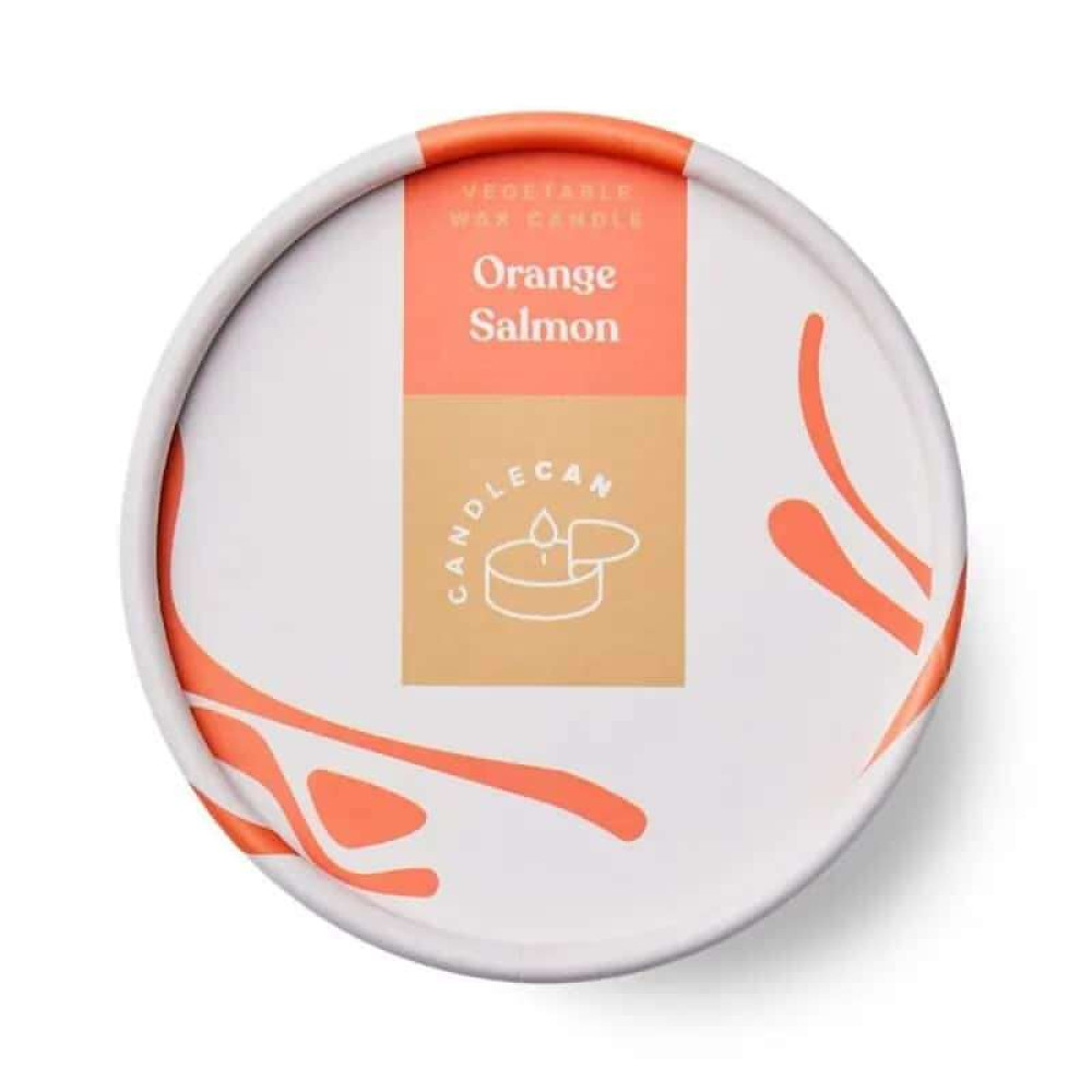Candlehand Αρωματικό Φυτικό Κερί Γκουρμέ σε Κονσέρβα Orange Salmon 300 gr