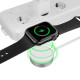 Tech-Protect Ultraboost Magnetic Φορτιστής για Apple Watch TYPE-C 120CM (Λευκό)