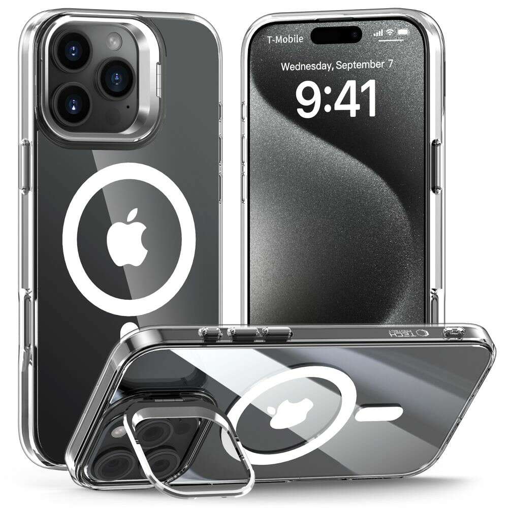 Tech-Protect Magstand MagSafe θήκη για Apple iPhone 16 Pro Max (Clear)