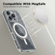 Tech-Protect Flexair Hybrid MagSafe θήκη για Apple iPhone 16 Pro Max (Glitter Clear)