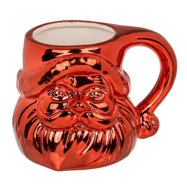 Χριστουγεννιάτικη Κούπα Δολομίτη Glossy Santa 320ml (Κόκκινο)