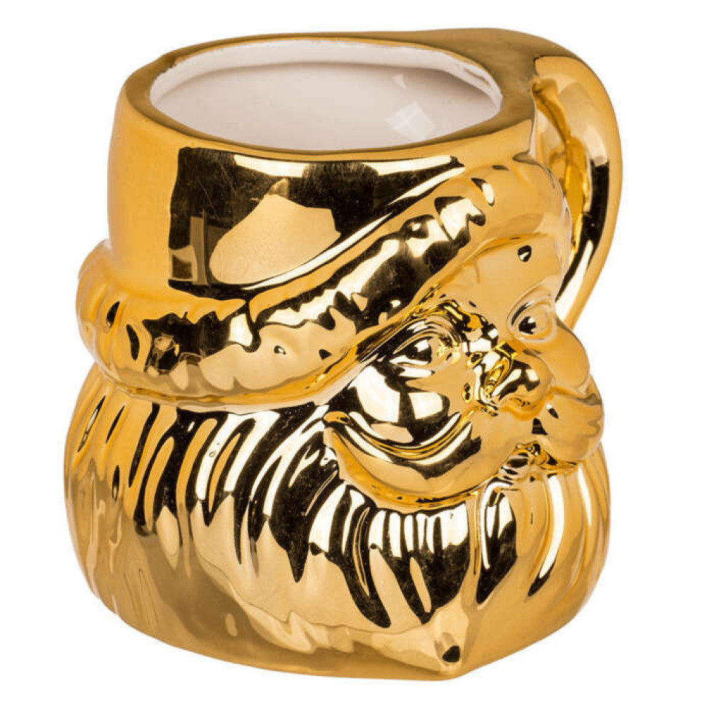 Χριστουγεννιάτικη Κούπα Δολομίτη Glossy Santa 320ml (Χρυσό)
