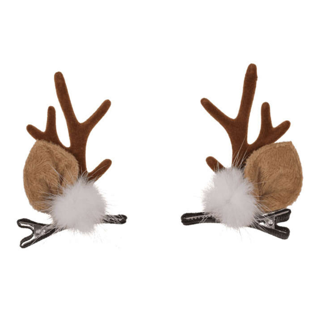 Κλιπ Μαλλιών Rudolf 2 τμχ (5 x 7 cm)