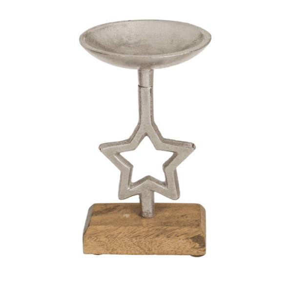 Χριστουγεννιάτικo Κηροπήγιο Αστέρι (18 x 10 cm)