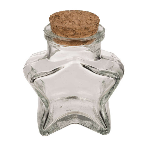 Γυάλινο Μπουκάλι Αστέρι 100ml (6,5 x 7,5 x 7,5 cm)