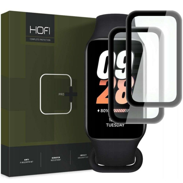 Hofi Hybrid PRO+ Tempered Glass 2-PACK για Xiaomi Smart Band 8 Active