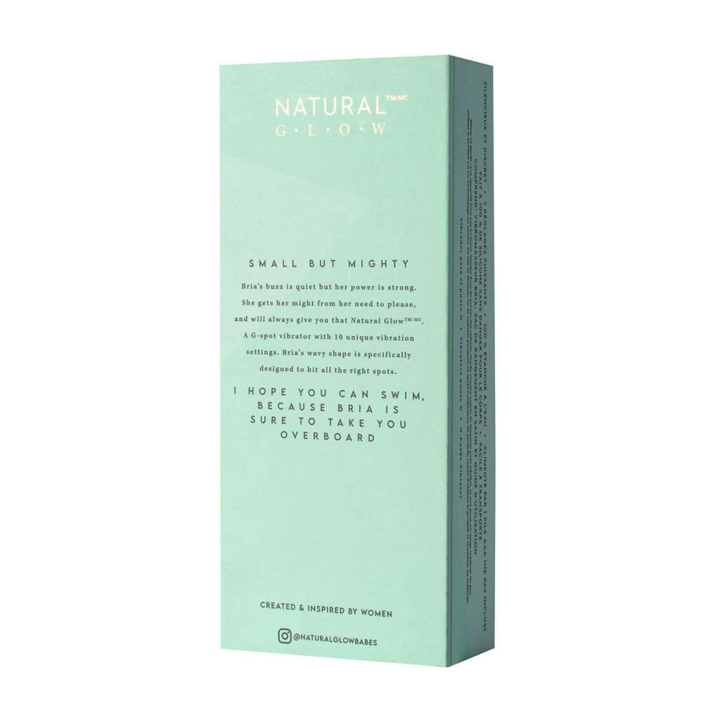 Natural Glow Αδιάβροχη Συσκευή Δόνησης G-spot 15cm Bria - By Upper Canada